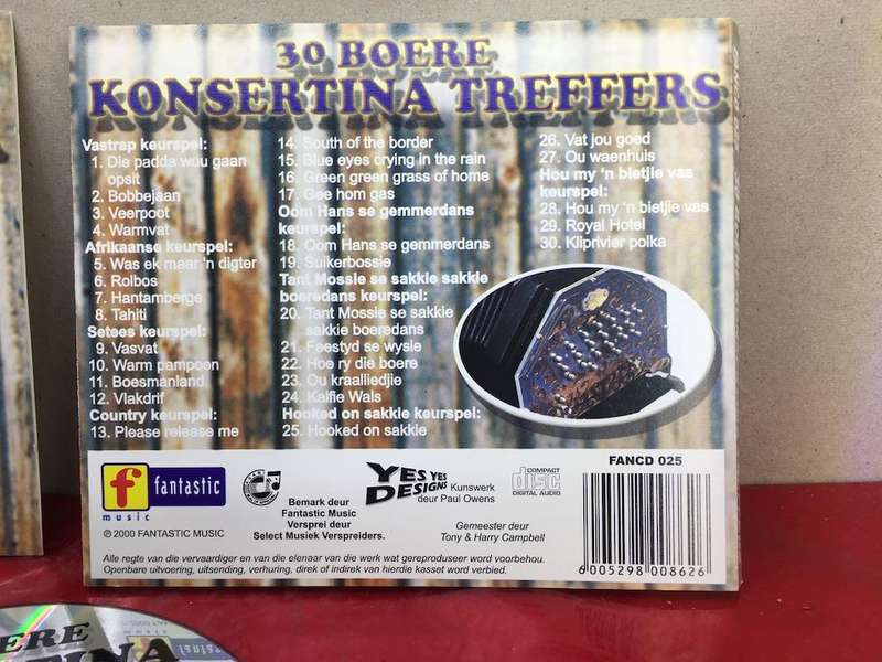 30 Boere Konsertina Treffers