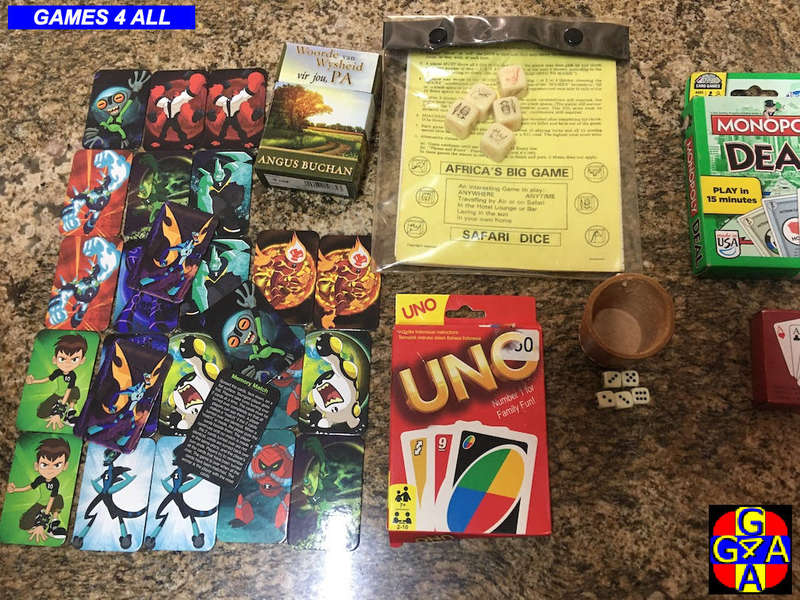 4 Card Games + 2 Dice Games