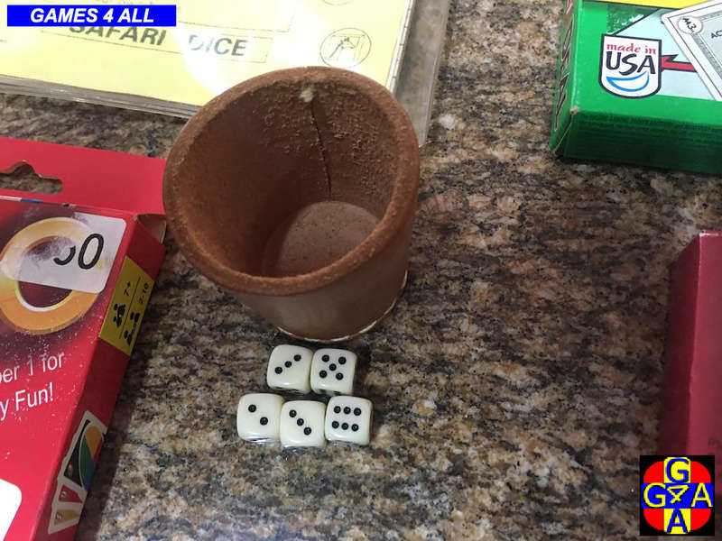 4 Card Games + 2 Dice Games