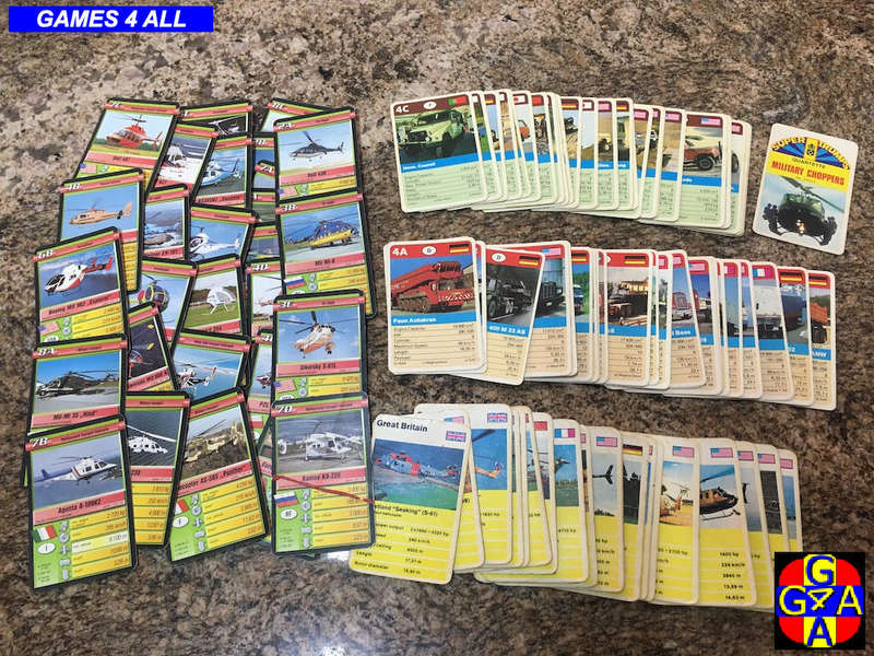 3 Top Trumps (Old) + 1 Other Set