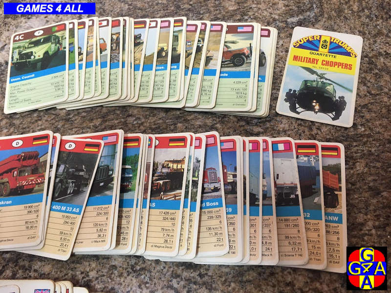 3 Top Trumps (Old) + 1 Other Set