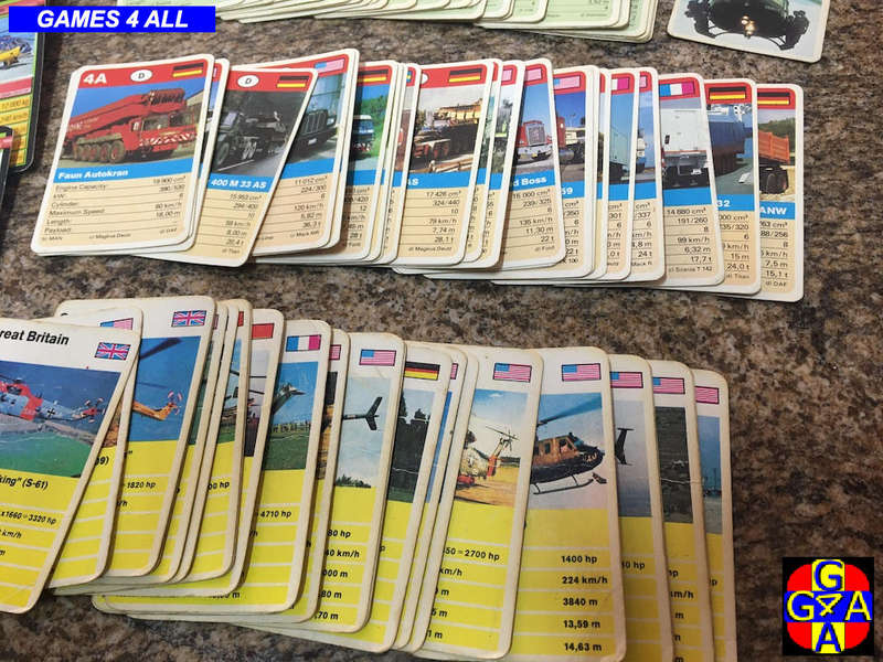 3 Top Trumps (Old) + 1 Other Set