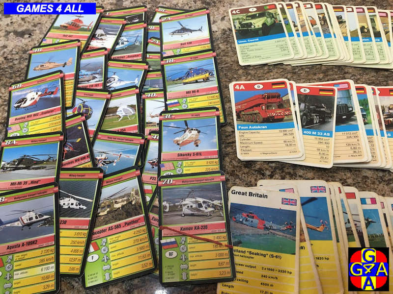 3 Top Trumps (Old) + 1 Other Set
