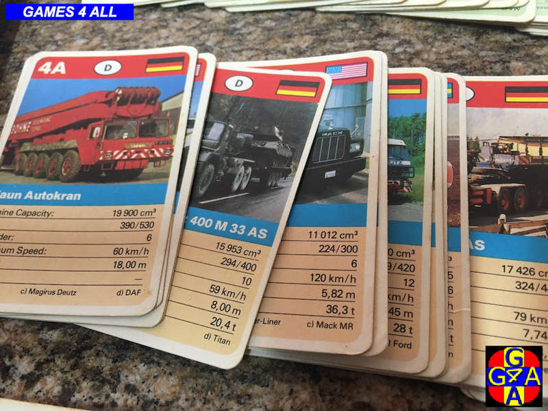 3 Top Trumps (Old) + 1 Other Set