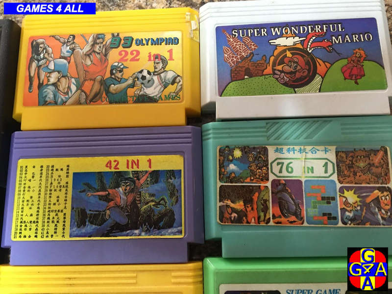 Mixed TV Gaming Cartage Lot