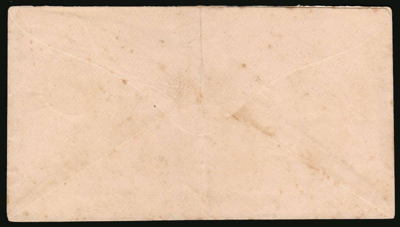 NATAL 1895 (MR 18) COLEMAN PROVISIONAL ENVELOPE ONE HALF PENNY RECEIVED IN MONEY