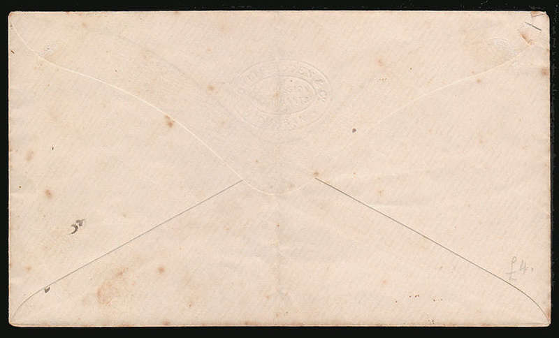 NATAL 1895 (MR 22) COLEMAN PROVISIONAL ENVELOPE ONE HALF PENNY RECEIVED IN MONEY