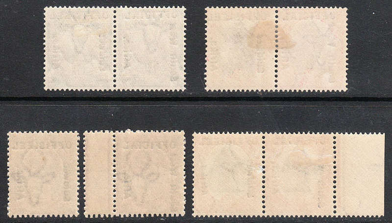 SWA OFFICIALS 1926 1ST SET IN PAIRS EXCEPT 2d WHICH IS IN SINGLES FINE LMM. SACC 1-4 R10000 EXCL 2d