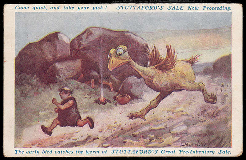 CGH 1905 SCARCE CAPE TOWN PAID POSTMARK ON LOVELY STUTTEFORDS ADVERTISING POSTCARD