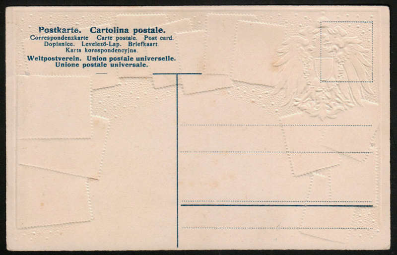 GERMAN SOUTH WEST AFRICA CIRCA 1905 EMBOSSED POSTCARDS WITH YACHT ISSUE. FINE AND ATTRACTIVE