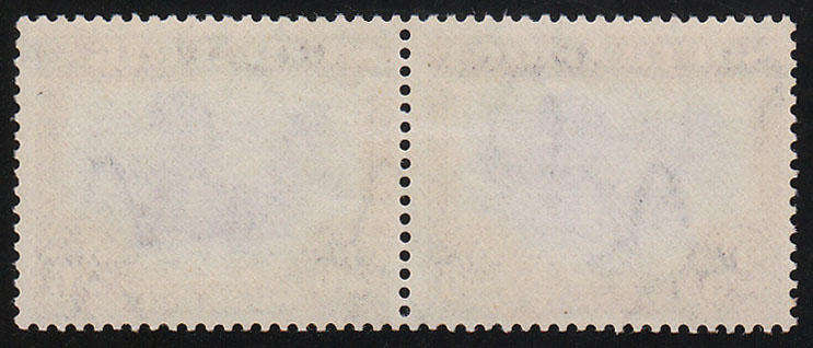 SOUTH AFRICA 1930 ROTO'S 2s6d GREEN AND BROWN PAIR WITH INVERTED WMK VERY FINE LMM. SACC 50aa R4500