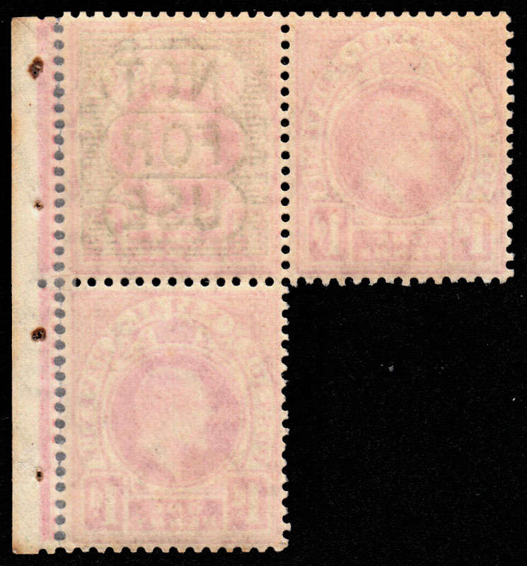 NATAL 1906 KEVII HIGH VALUES £1 PURPLE AND BLACK ON RED PAPER VERY FINE LMM SACC 145 CAT R8500