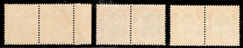 SOUTH WEST AFRICA 1926 ENGLISH ONE ENGLISH OVPT SET IN PAIRS VERY FINE MNH. SACC 64-66