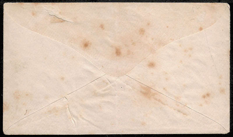 NATAL 1895 COLEMAN PROVISIONAL ENVELOPE ONE HALF PENNY RECEIVED IN MONEY
