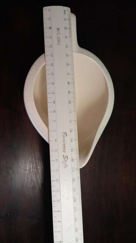 CROWN DEVON SAUCE BOAT 17 X 7 cm