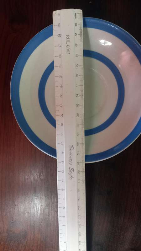 CORNISHWARE - KITCHEN WARE TEA CUP AND SAUCER