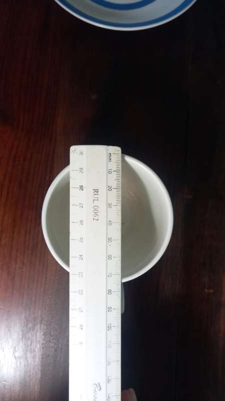 CORNISHWARE - KITCHEN WARE TEA CUP AND SAUCER