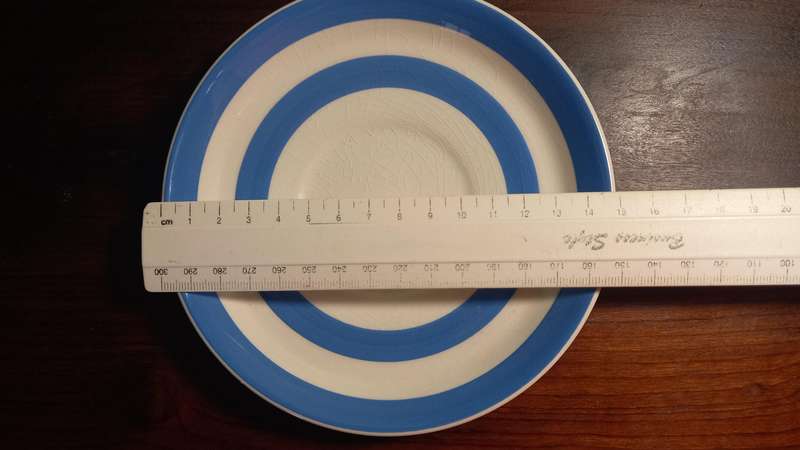 CORNISHWARE - KITCHEN WARE TEA CUP AND SAUCER