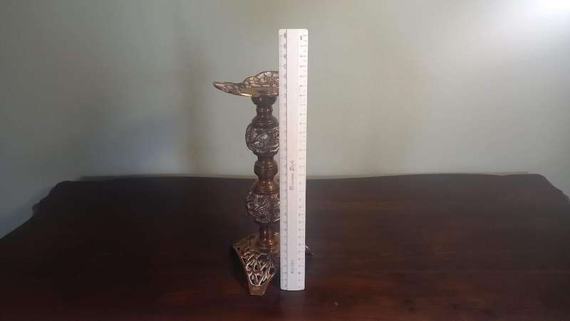3 X VINTAGE BRONZE/BRASS DECORATIVE PIECES