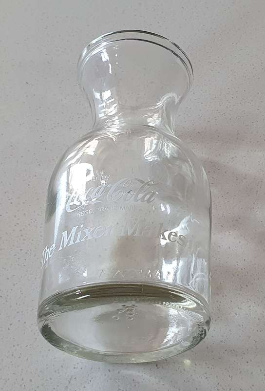Vintage COCA COLA glass craft as per photos
