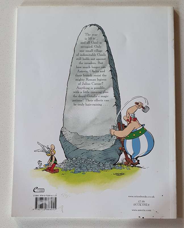 Asterix and the golden sickle - soft cover book as per photo.