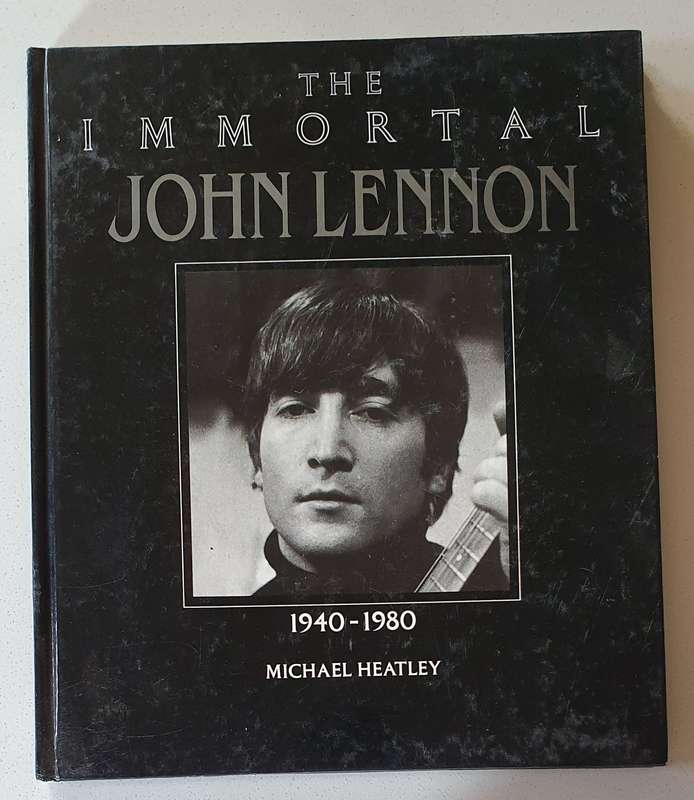 The Immortal JOHN LENNON hard cover book as per photo