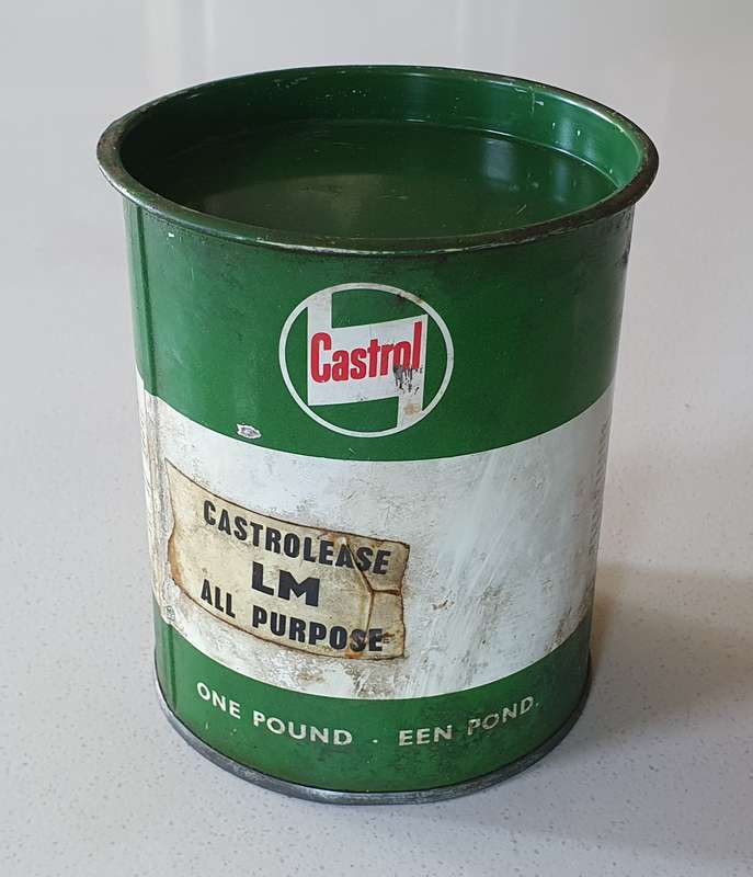 Vintage 1958-1968 CASTROL 1 pound tin as per photo