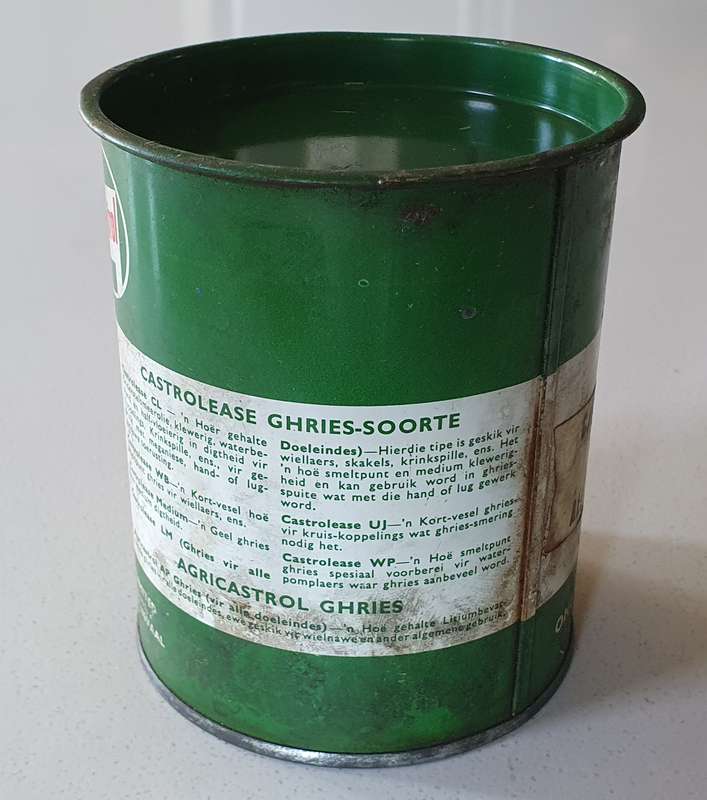 Vintage 1958-1968 CASTROL 1 pound tin as per photo