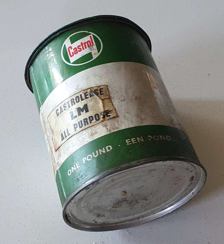 Vintage 1958-1968 CASTROL 1 pound tin as per photo