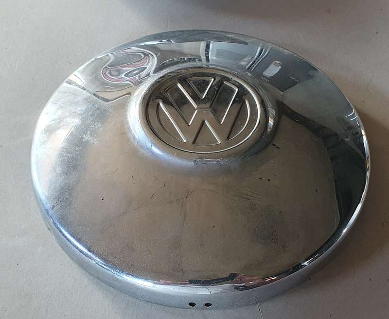 Vintage VW wheel hubcap as per photo
