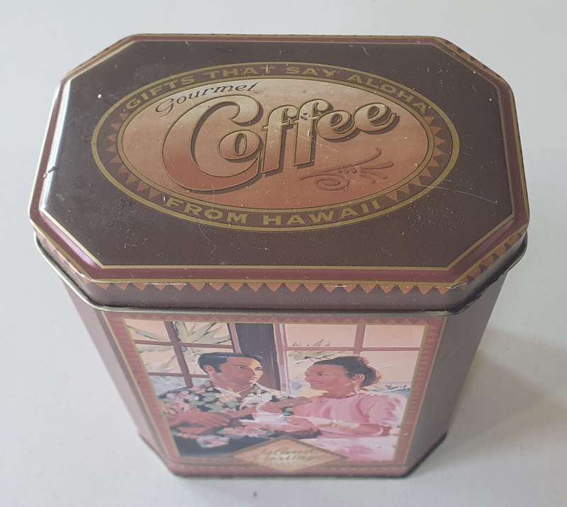 Island Herintage coffee tin as per photos