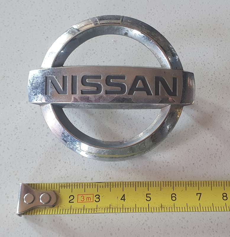 NISSAN plastic car badge as per photo