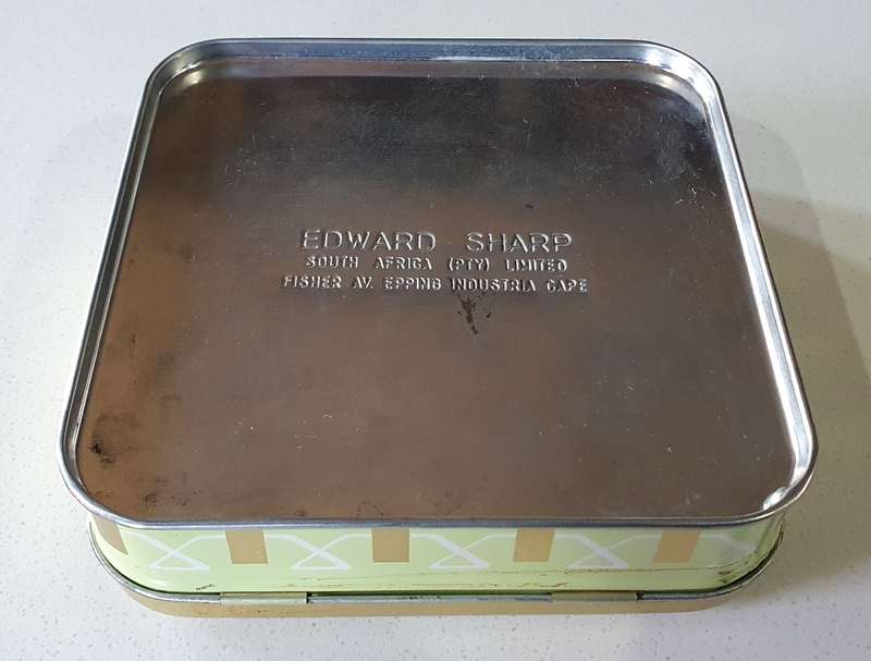 Edward Sharp tin with Dog image as per photos