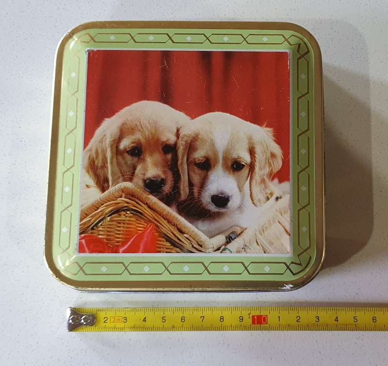 Edward Sharp tin with Dog image as per photos