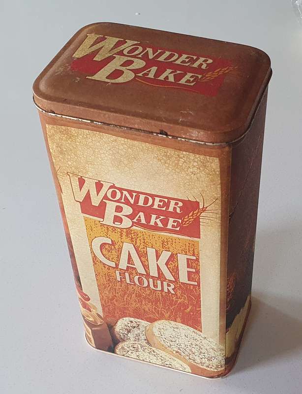 Wonder Bake cake flour tin as per photo