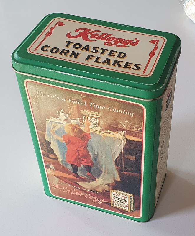 KELLOGG's corn flake tin as per photos