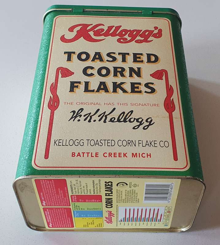KELLOGG's corn flake tin as per photos