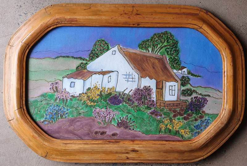 Vintage wooden frame as per photos
