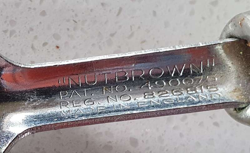 Vintage "Nutbrown" made in England kitchen utensil item as per photos