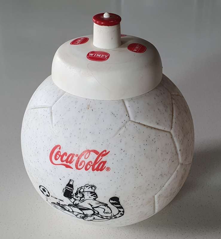 1993 COCA COLA / WIMPY football bottle as per photos