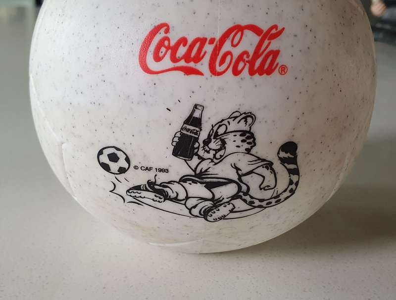 1993 COCA COLA / WIMPY football bottle as per photos