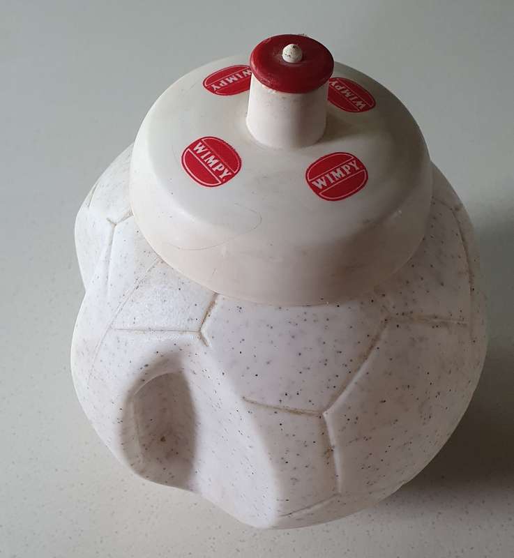 1993 COCA COLA / WIMPY football bottle as per photos