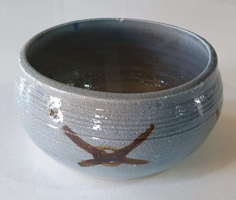 Hand crafted Ceramic bowl by PAMELA as per photo