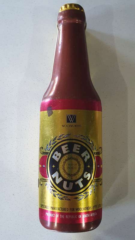 Woolworths beer nut tin as per photos