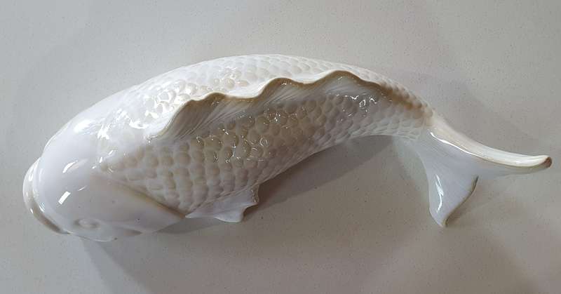 Ceramic fish ornament as per photo