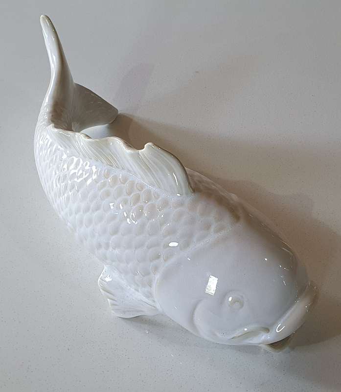 Ceramic fish ornament as per photo