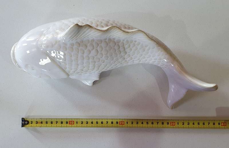 Ceramic fish ornament as per photo