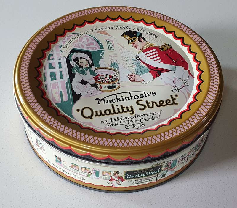 Mackentosh's Quality street tin as per photos