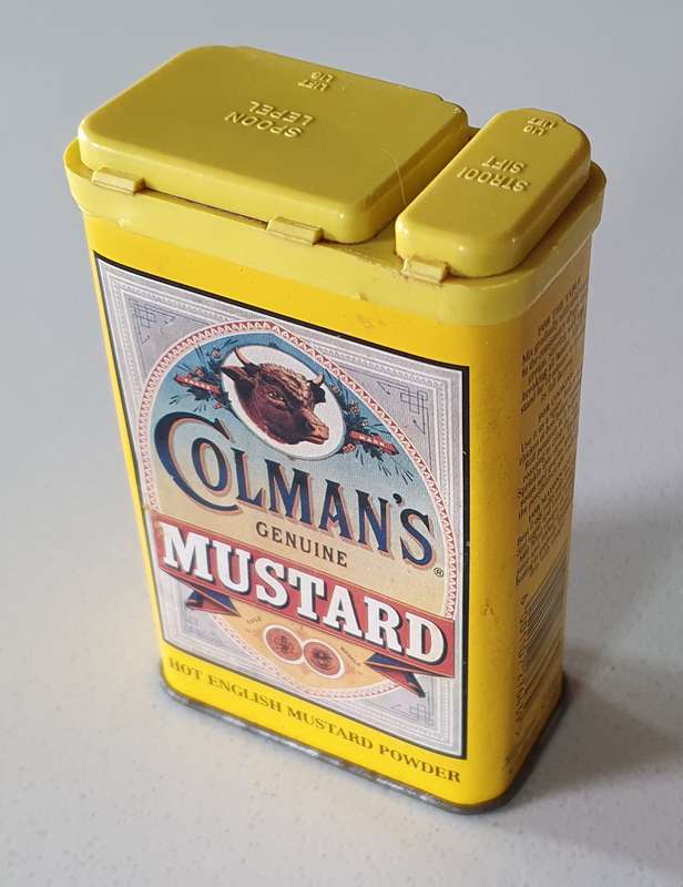 Coleman's MUSTERT tin as per photos