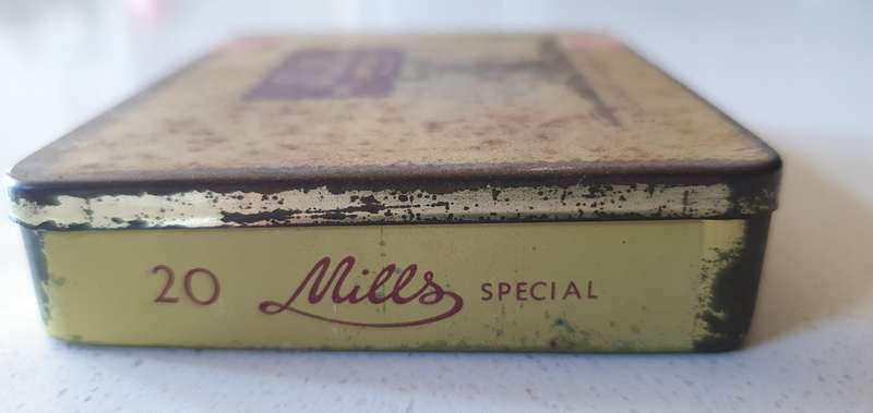 Vintage Mills tobacco tin as per photos